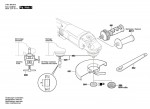 Bosch 0 601 863 873 Gws 24-180 Jbx Angle Grinder 230 V / Eu Spare Parts